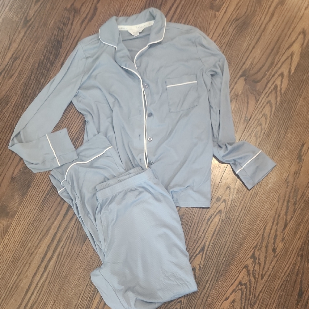 Nicole Miller Blue Pajama Set
